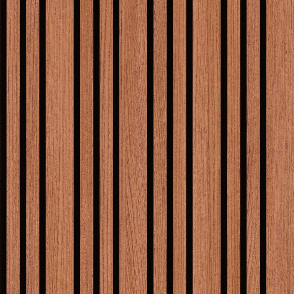 Lattes bois verticales, motifs rayés.