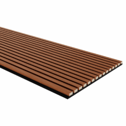 Panneau acoustique bois Sonoma Oak rayures.